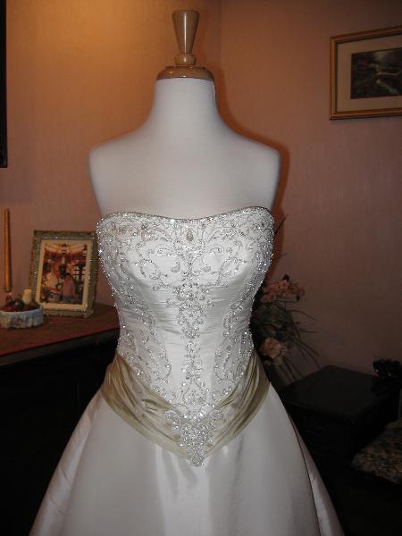 Wedding dress alterations, over bustle by Bridal Alterations by Ruth