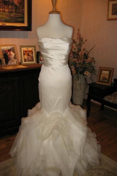 Wedding dress alterations, over bustle by Bridal Alterations by Ruth