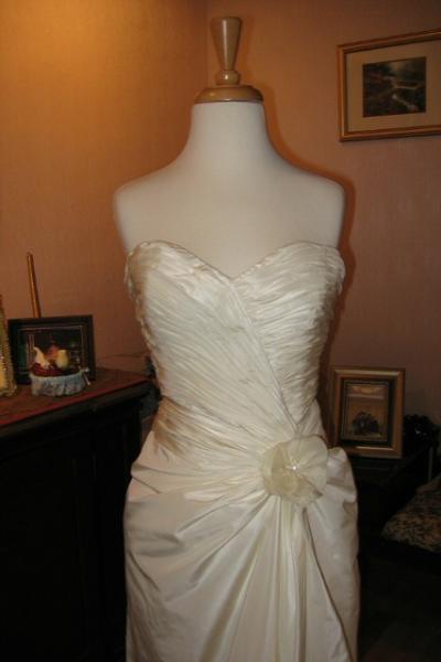 Wedding dress alterations, over bustle by Bridal Alterations by Ruth