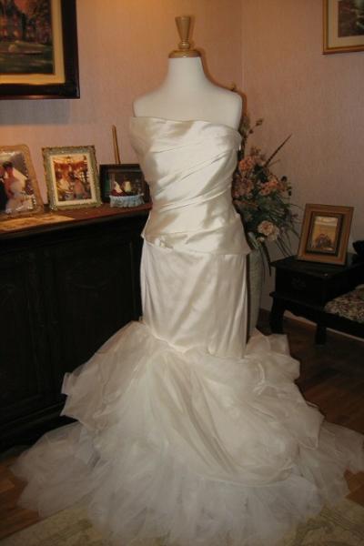Wedding dress alterations, over bustle by Bridal Alterations by Ruth