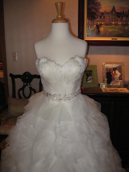 Wedding dress alterations, over bustle by Bridal Alterations by Ruth