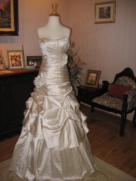 Wedding dress alterations, over bustle by Bridal Alterations by Ruth