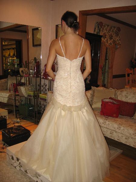 Wedding dress alterations, over bustle by Bridal Alterations by Ruth