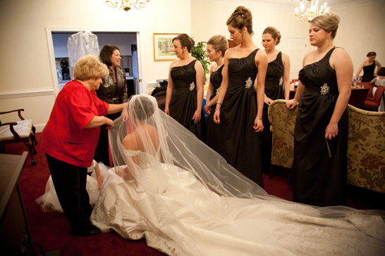 Miss North Carolina's wedding gown altered by Ruth